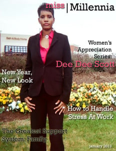 Author Dee Dee Scott for Miss Millennia magazine
