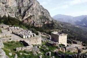 Ancient Ruins in Delphi