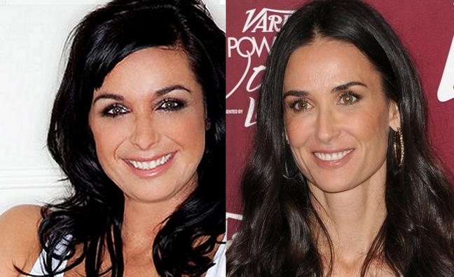 Lisa Connell and Demi Moore