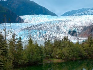 travel, alaska, mendenhall glacier