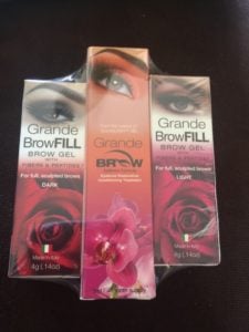 grand browfill eyebrows gel