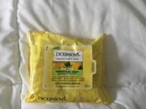dickinson's cleansing cloths