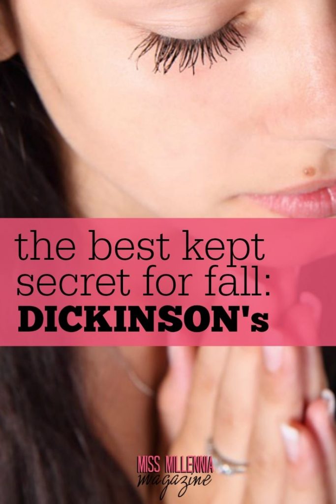 Keeping your skin fresh, clean, and refreshed in the fall can be hard when you use harsh chemicals. Dickinson's is definitely the answer to your woes.