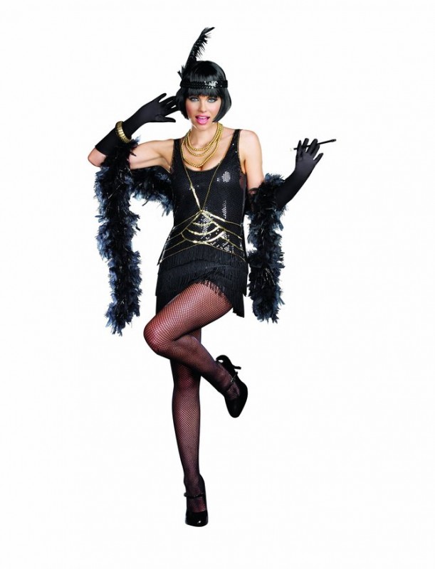 sexy flapper role play costumes