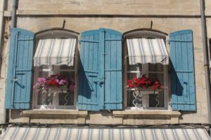 windows in france, building, windows