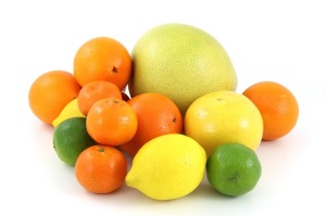 citrus food to be beautiful