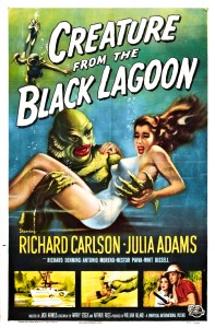 creature from the black lagoon halloween movie poster