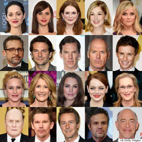 picture of oscar 2015 contenders to show lack of diversity