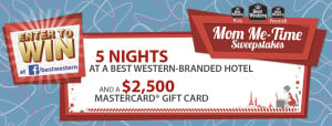 mom me time best western sweepstakes
