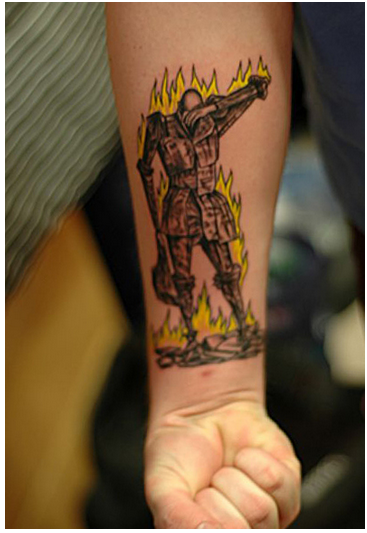 fahrenheit 451 tattoo