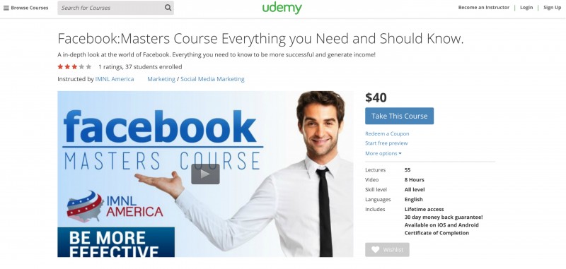 facebookmasters-course-udemy courses where you find how to make money online