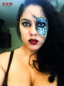 halloween cyborg makeup
