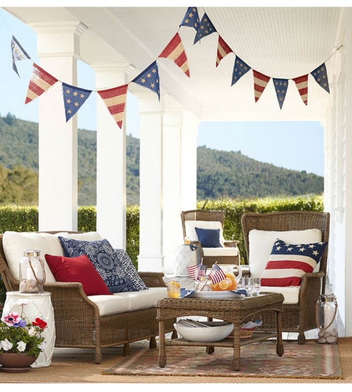 fourth of july party deck