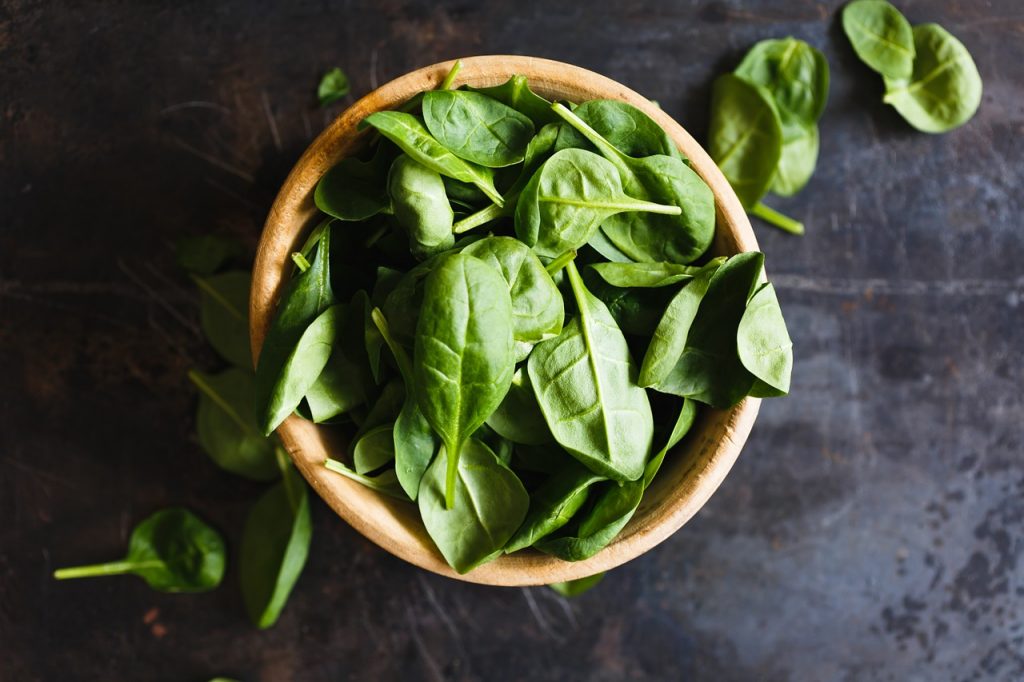prevent hair loss spinach