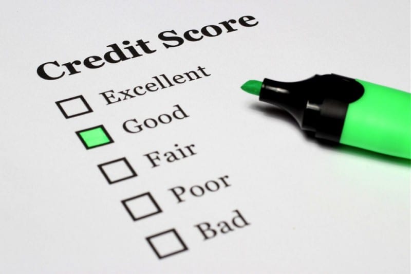 credit card score