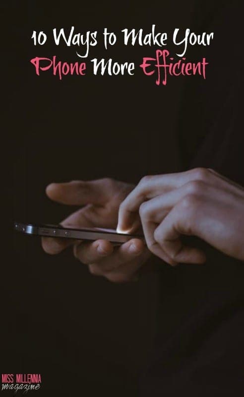 a person using a phone