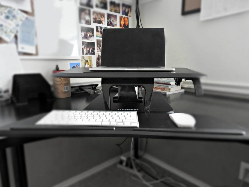 burn calories with a stand up desk