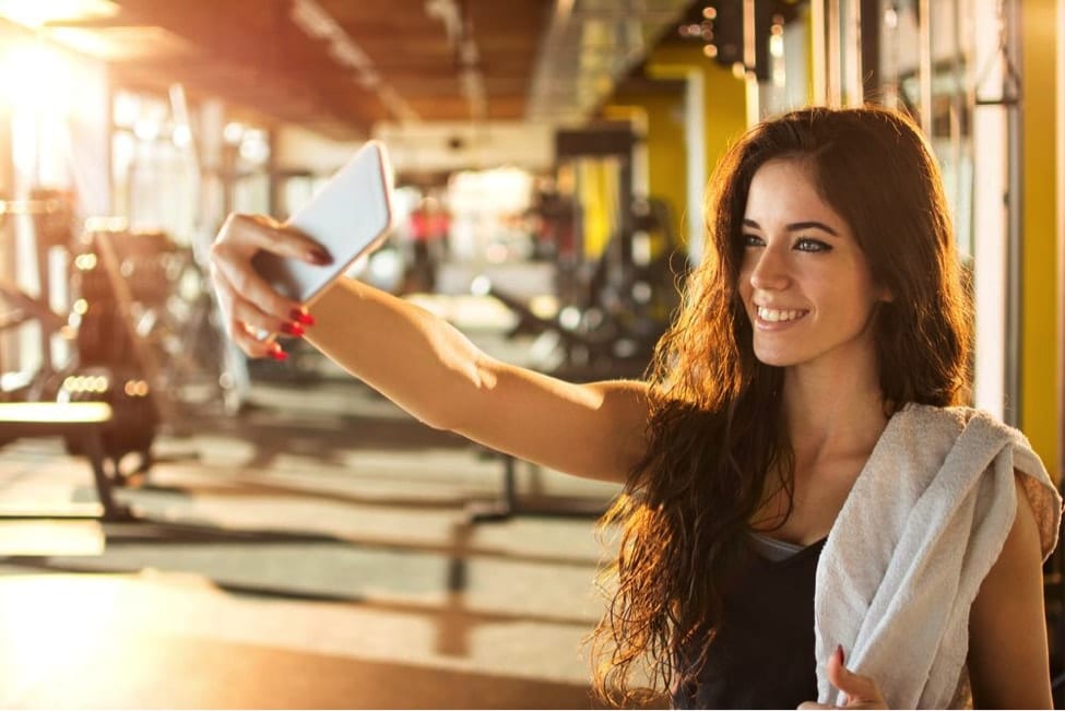 workout selfies
