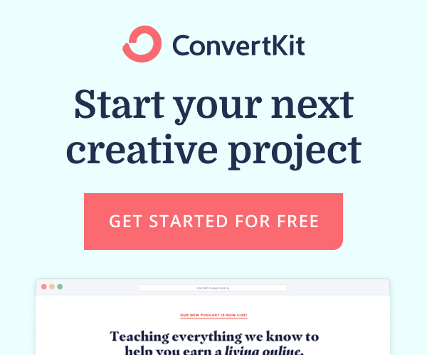 ConvertKit: start your next creative project