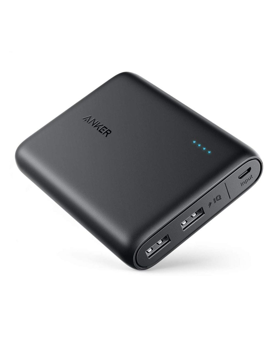 Anker PowerCore 13000, Compact 13000mAh 2-Port Ultra-Portable Phone Charger Power Bank with PowerIQ and VoltageBoost Technology for iPhone, iPad, Samsung Galaxy (Black)