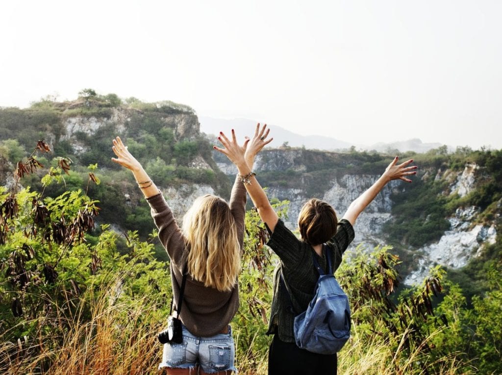 two people enjoying an amazing vacation