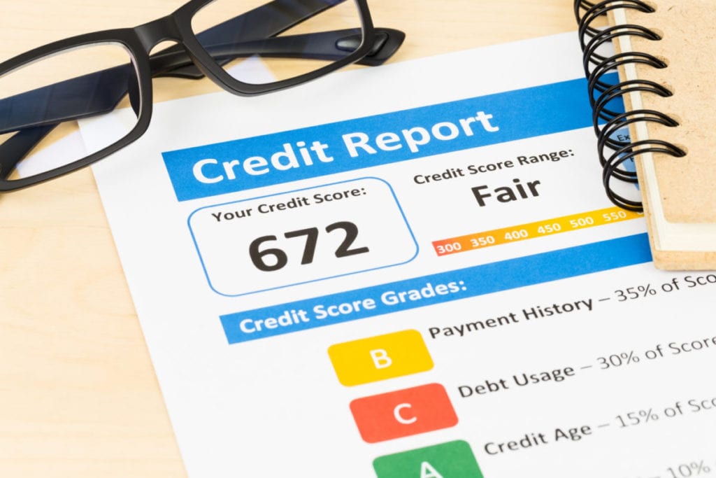 once your loans is approved, you check your credit score