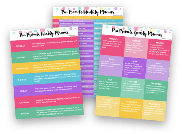 pin promote monthly planner twins mommy