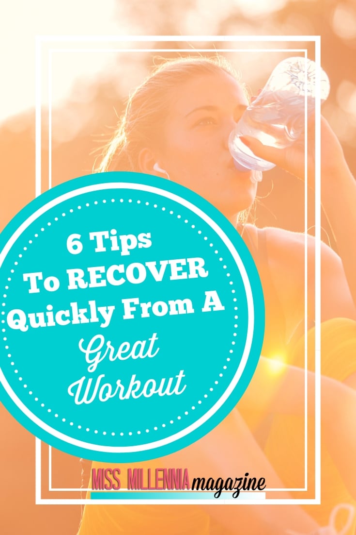  Recovering quickly after working out or playing a sport is just as important as the actual workout itself. To help you feel better after a workout and feel it faster, here is a list of the things you can do to speed up your recovery.