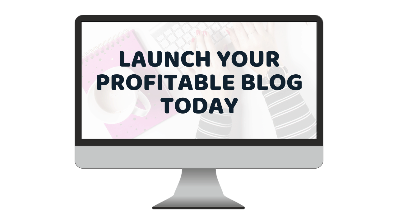 launch your profitable blog today let's reach success