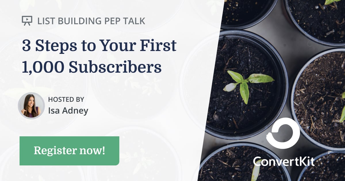 3 Steps to Your First 1,000 Subscribers