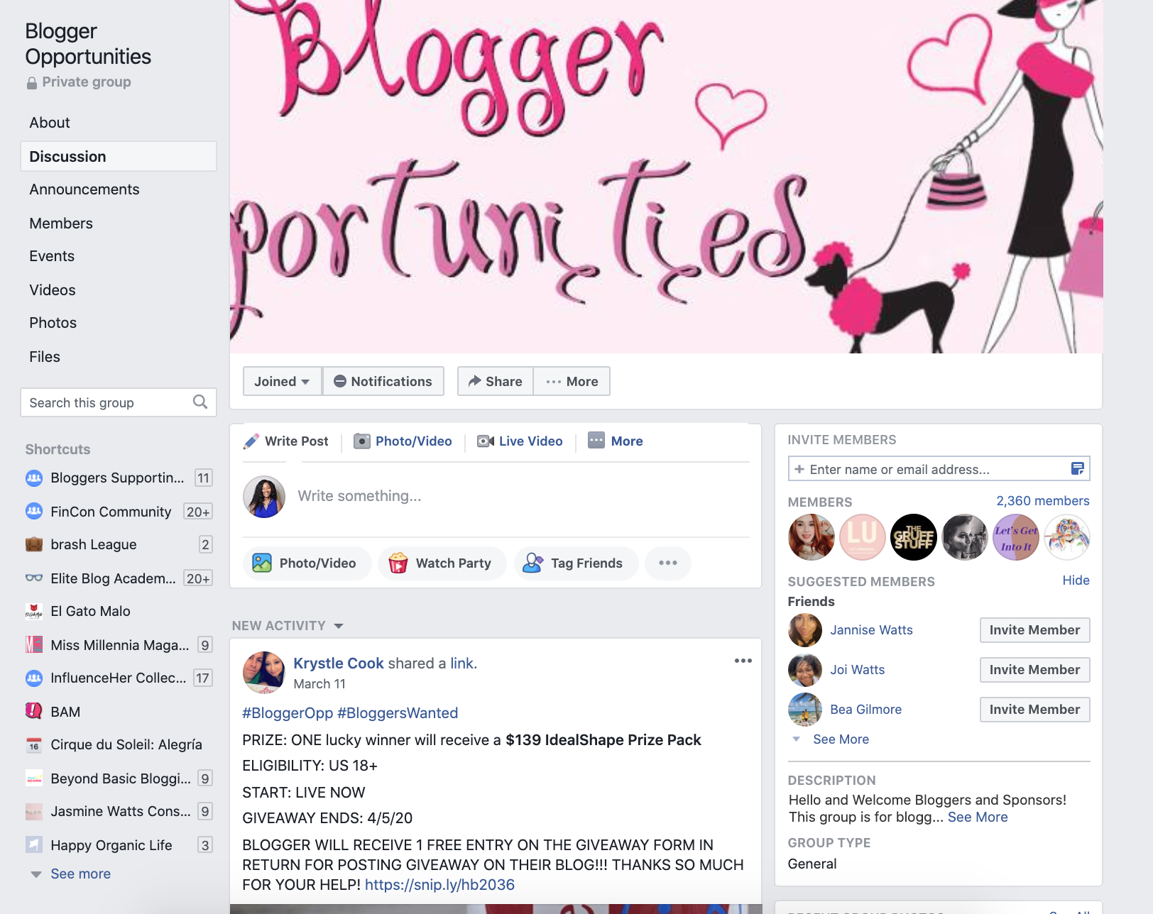 Blogger Opportunities