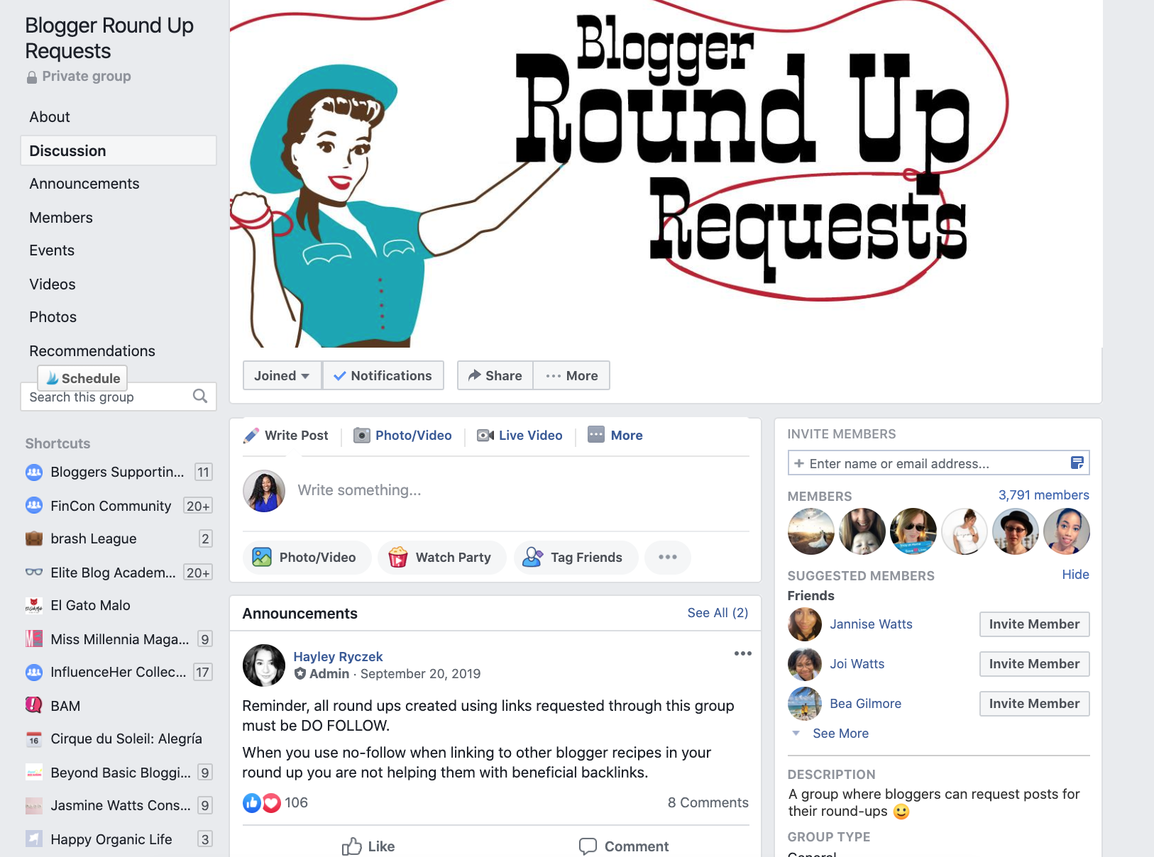 Blogger Round Up Requests