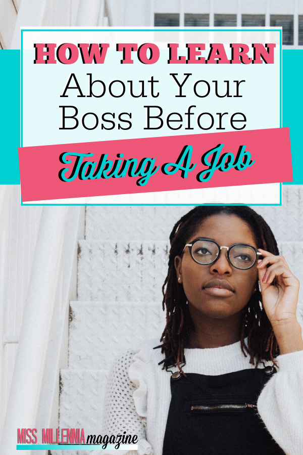 How To Learn About Your Boss Before Taking A Job