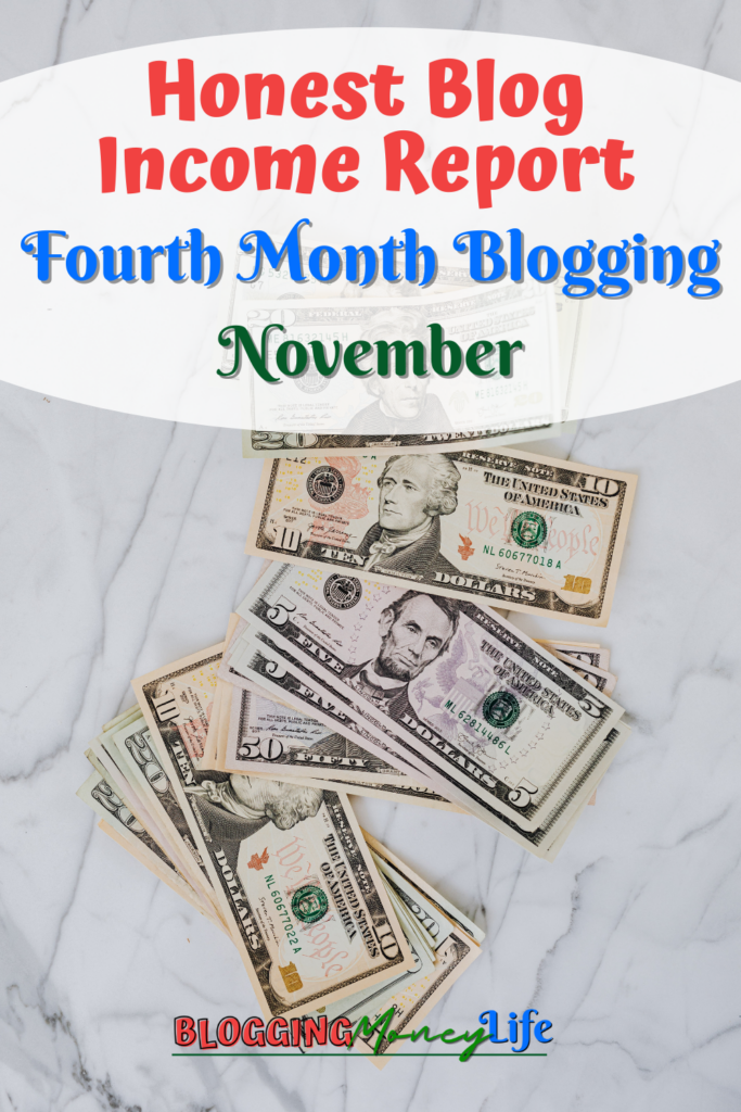 Honest Blog Income Report – November 2021