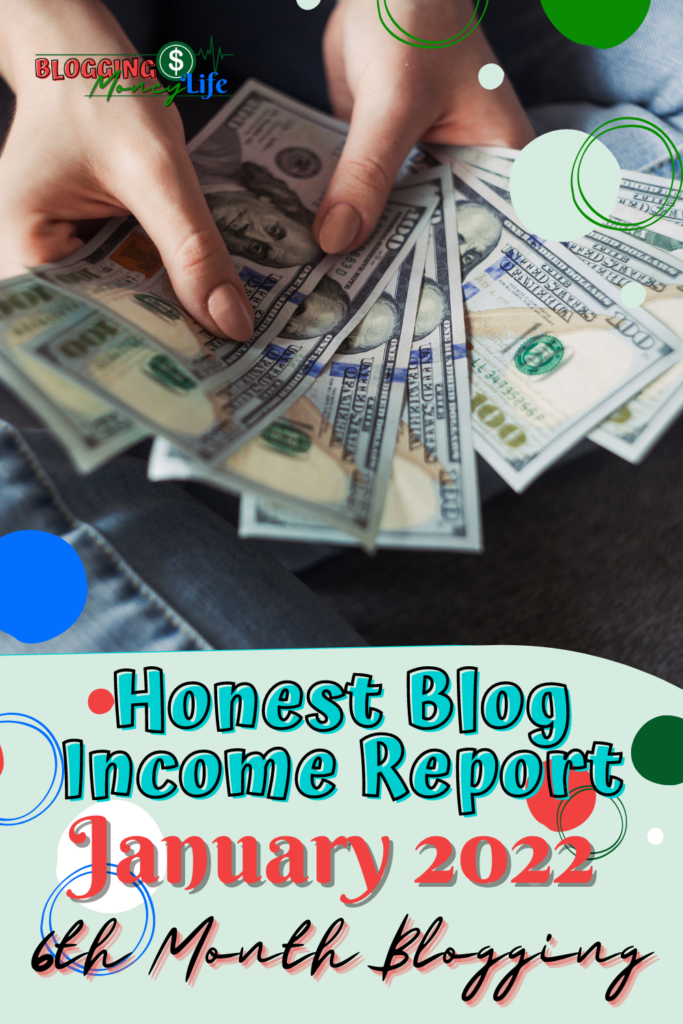 Honest Blog Income Report For January 2022