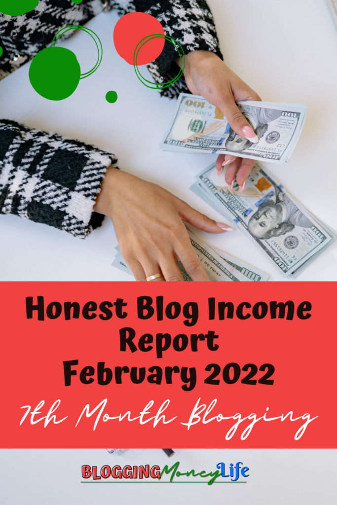 Honest Blog Income Report–February 2022, 7th Month Blogging