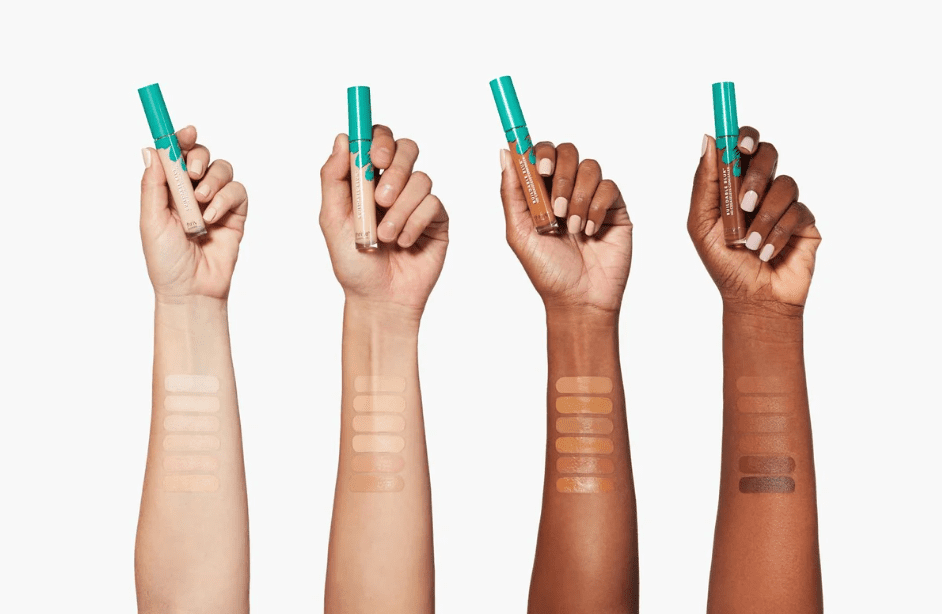 Thrive makeup comes in a variety of shades. 