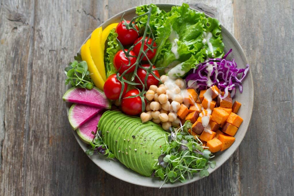 A colorful plate is a healthy plate!