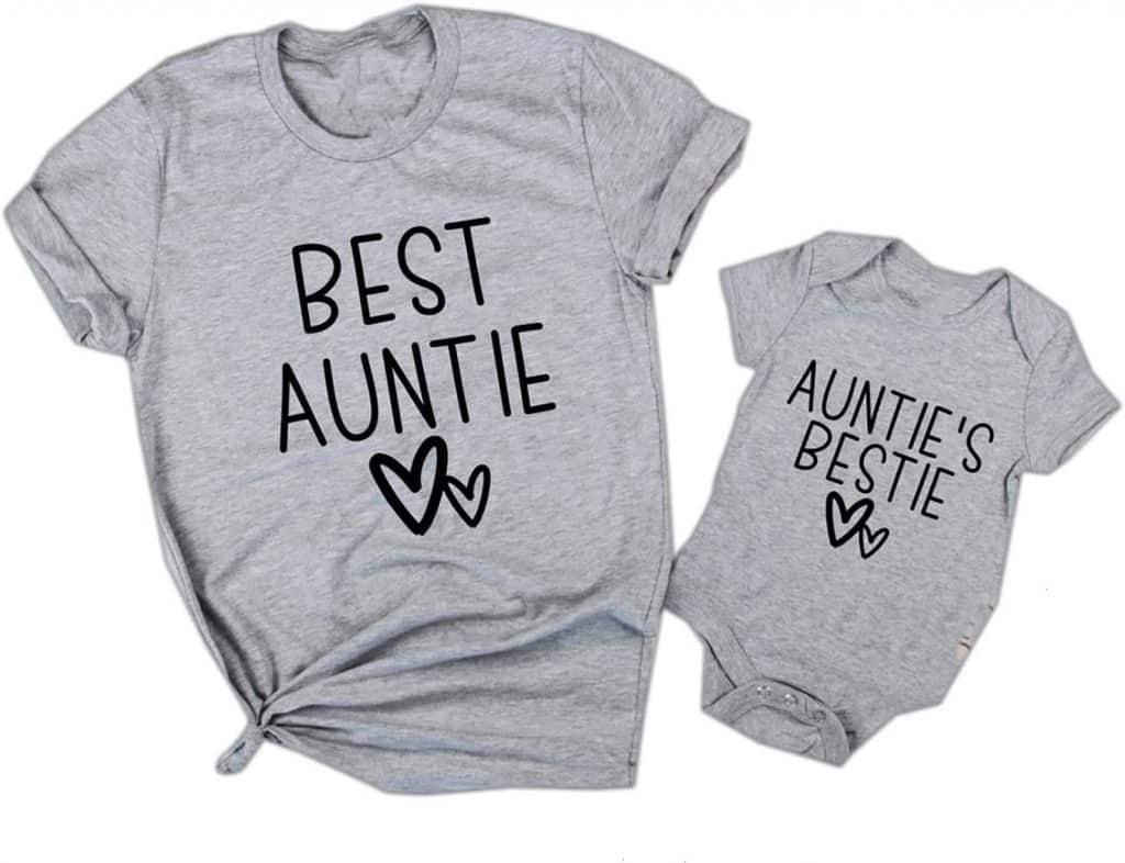 matching niece and auntie tops