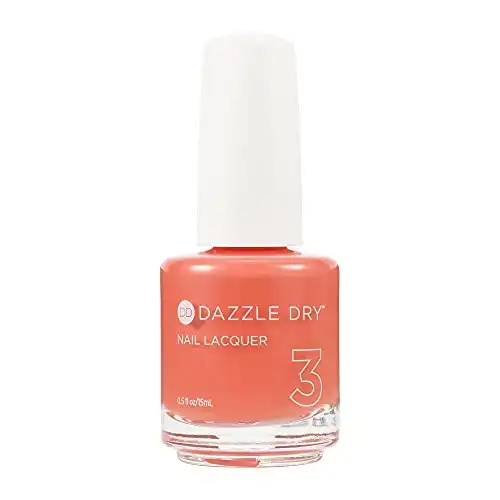 Dazzle Dry Nail Lacquer (Step 3) Oh My! A bright melon full coverage cream. Full coverage cream. (0.5 fl oz)