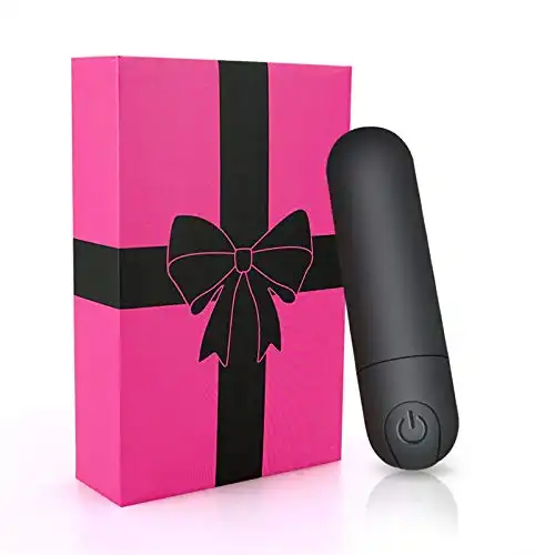 G Spot Bullet Vibrator Nipple Clitorals Stimulator USB Rechargeable for Travel – 10 Modes Portable Waterproof Mini Vaginal Anal Massager Adult Sex Toys for Women(Black)