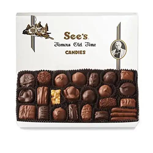 See's Candies Assorted Chocolates (1 Pound (Pack of 1), White Gift Wrap)
