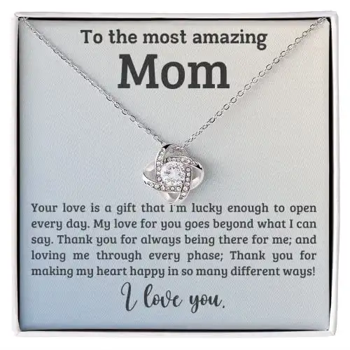 Kenamar Mama Necklace, Mom Necklace, Mother Daughter Necklace, Mama Gifts, Mom Birthday Gifts from Daughter, Necklace Mom, Mom Daughter Necklace, Mom Jewelry, Mom Birthday Gifts from Son, Mom#31
