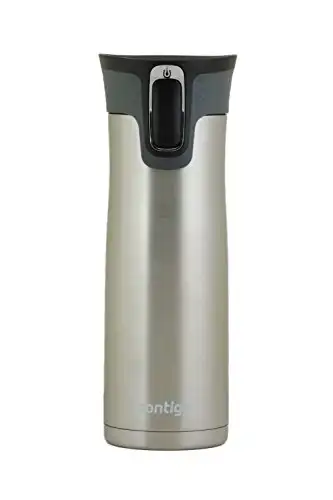 Contigo West Loop Stainless Steel Vacuum-Insulated Travel Mug with Spill-Proof Lid, Keeps Drinks Hot up to 5 Hours and Cold up to 12 Hours, 20oz Steel