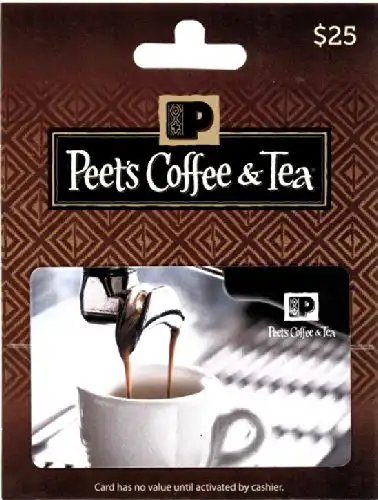 Peet’s Coffee & Tea $25 Gift Card