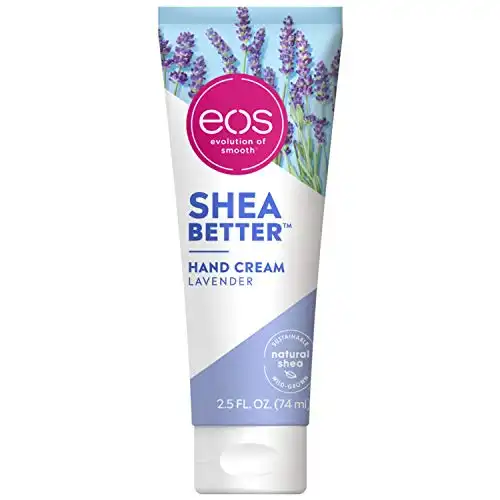 eos Shea Better Hand Cream – Lavender | Natural Shea Butter Hand Lotion and Skin Care | 24 Hour Hydration with Shea Butter & Oil | 2.5 oz,2040870
