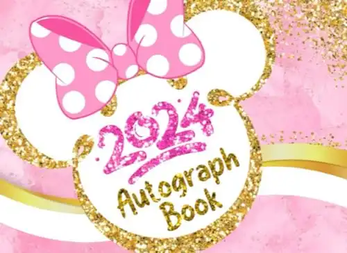 Autograph Book 2024: Vacation Trips with Children . Character Signature Trips to Adventure Theme Parks,Album photo For Kids, Girls & Boy
