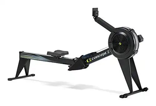 Concept2 RowErg Indoor Rowing Machine with Tall Legs – PM5 Monitor, Device Holder, Adjustable Air Resistance, Easy Storage