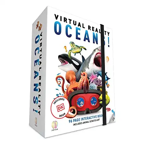 Abacus Brands Virtual Reality Oceans! – Illustrated Interactive VR Book and STEM Learning Activity Set