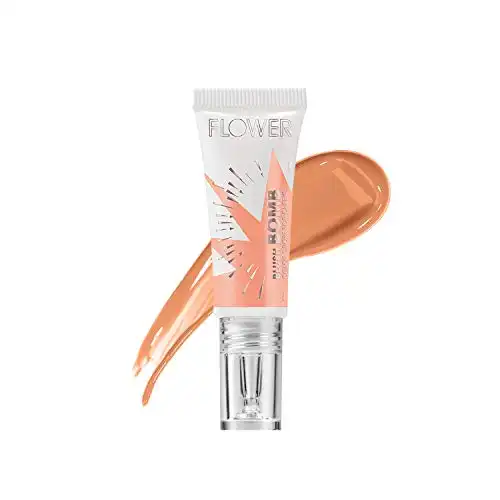 FLOWER Beauty Blush Bomb Color Drops for Cheeks | Liquid Gel Cream Blusher Makeup | Multiple Beauty Awards | Lightweight Radiance (Nectar)